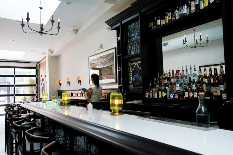 Mid-City Restaurant, Downtown , The Echo, Hyde Park, The National Exemplar, Mariemont, Sudova, Downtown, Colette, Over-the-Rhine, Arnold's, Downtown, Maury's Tiny Cove, Cheviot, Wayfarer Tavern, Dayton, Kentucky, The Code Room bar in the back of Zip's, Mount Lookout, The Pickled Pig, Walnut Hills, Carmelo's, Covington