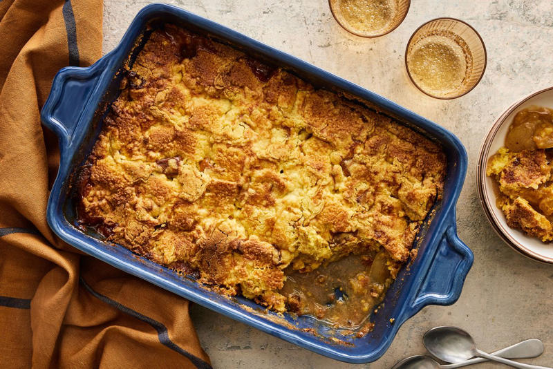 Pineapple Cherry Dump Cake, Peach Dump Cake, Cherry Dump Cake, Pumpkin Dump Cake, Slow Cooker Peach Cobbler, Two-Ingredient Pineapple Angel Food Cake, Strawberry Dump Cake, Caramel Apple Dump Cake, Pineapple Upside-Down Dump Cake