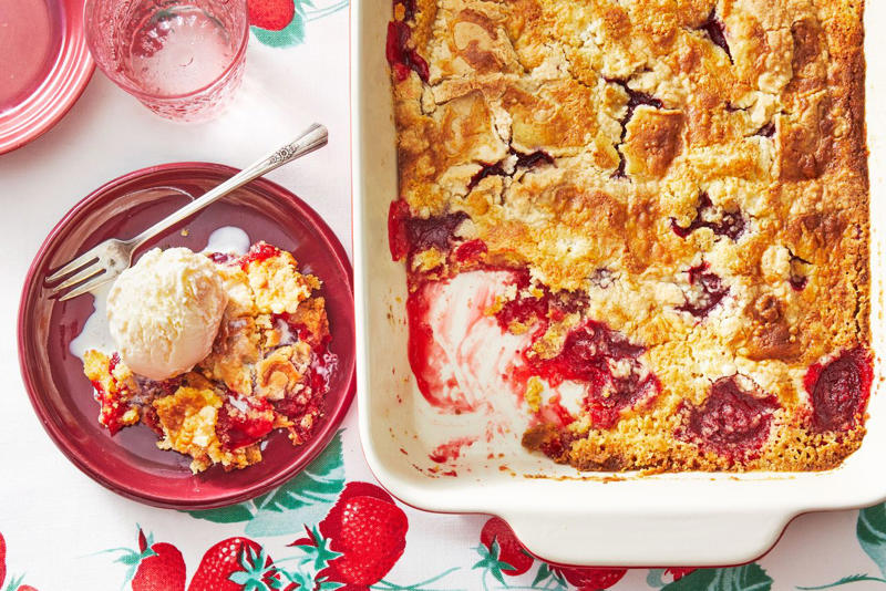 Pineapple Cherry Dump Cake, Peach Dump Cake, Cherry Dump Cake, Pumpkin Dump Cake, Slow Cooker Peach Cobbler, Two-Ingredient Pineapple Angel Food Cake, Strawberry Dump Cake, Caramel Apple Dump Cake, Pineapple Upside-Down Dump Cake