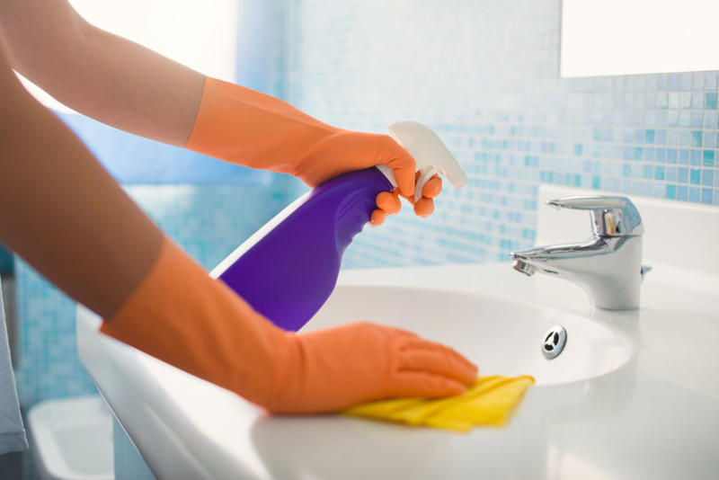How Often To Clean the Bathroom Mirror, How Often To Clean the Bathroom Sink, How Often To Clean the Toilet, How Often To Clean the Shower, How Often To Clean the Bathroom Floor, How Often To Clean Underneath the Sink, Cleaning Tips To Remember