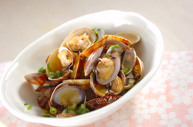 鶏胸肉の酒蒸し フライパンで簡単 しっとり柔らか, タラとキノコの酒蒸し, カキとキャベツの酒蒸し, キノコのレンジ酒蒸し, 新玉ネギのレンジ酒蒸し