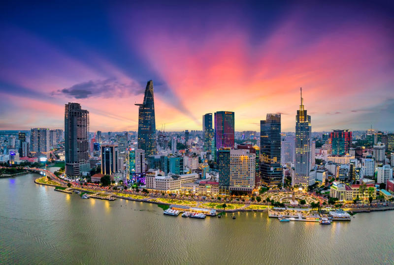 1. Buenos Aires, Argentina, 2. Barbados, 3. Tenerife, Spain, 4. Dubai, UAE, 5. Ho Chi Minh City, Vietnam, 6. Melbourne, Australia