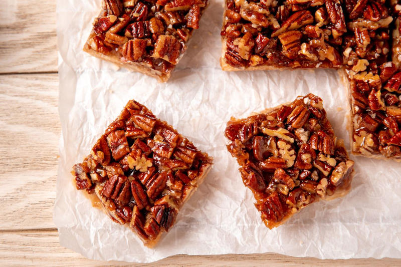 Pecan Tassies, Brown Butter Snickerdoodles, Pumpkin Spice Cookies, Pecan Pie Bars, Pecan Snowball Cookies, Gingersnap Cookies, Cinnamon Roll Cookies, Peanut Butter Kiss Cookies, Chewy Apple-Cran-Oatmeal Cookies, Fudgy Flourless Chocolate-Pecan Cookies, Cherry Winks, Easy Peanut Butter Cookies, Chewy Molasses Cookies, Magic Cookie Bars, Pecan Pralines, Brown Butter Chocolate Chip Cookies, No-Bake Peanut Butter Bars, Cranberry-Orange Butter Cookies, Brownie Cookies, Seven-Layer Cookies, Persimmon Cookies, Peanut Butter Cornflake Cookies, No-Bake Fudgy Toffee Bars, Molasses Crinkles, Chocolate Cool Whip Cookies