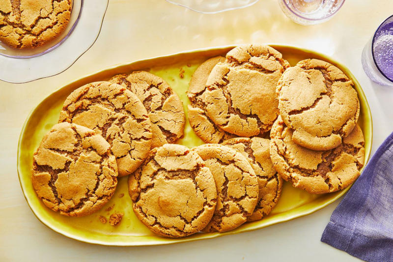 Pecan Tassies, Brown Butter Snickerdoodles, Pumpkin Spice Cookies, Pecan Pie Bars, Pecan Snowball Cookies, Gingersnap Cookies, Cinnamon Roll Cookies, Peanut Butter Kiss Cookies, Chewy Apple-Cran-Oatmeal Cookies, Fudgy Flourless Chocolate-Pecan Cookies, Cherry Winks, Easy Peanut Butter Cookies, Chewy Molasses Cookies, Magic Cookie Bars, Pecan Pralines, Brown Butter Chocolate Chip Cookies, No-Bake Peanut Butter Bars, Cranberry-Orange Butter Cookies, Brownie Cookies, Seven-Layer Cookies, Persimmon Cookies, Peanut Butter Cornflake Cookies, No-Bake Fudgy Toffee Bars, Molasses Crinkles, Chocolate Cool Whip Cookies