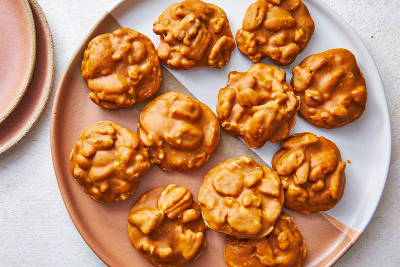 Pecan Tassies, Brown Butter Snickerdoodles, Pumpkin Spice Cookies, Pecan Pie Bars, Pecan Snowball Cookies, Gingersnap Cookies, Cinnamon Roll Cookies, Peanut Butter Kiss Cookies, Chewy Apple-Cran-Oatmeal Cookies, Fudgy Flourless Chocolate-Pecan Cookies, Cherry Winks, Easy Peanut Butter Cookies, Chewy Molasses Cookies, Magic Cookie Bars, Pecan Pralines, Brown Butter Chocolate Chip Cookies, No-Bake Peanut Butter Bars, Cranberry-Orange Butter Cookies, Brownie Cookies, Seven-Layer Cookies, Persimmon Cookies, Peanut Butter Cornflake Cookies, No-Bake Fudgy Toffee Bars, Molasses Crinkles, Chocolate Cool Whip Cookies