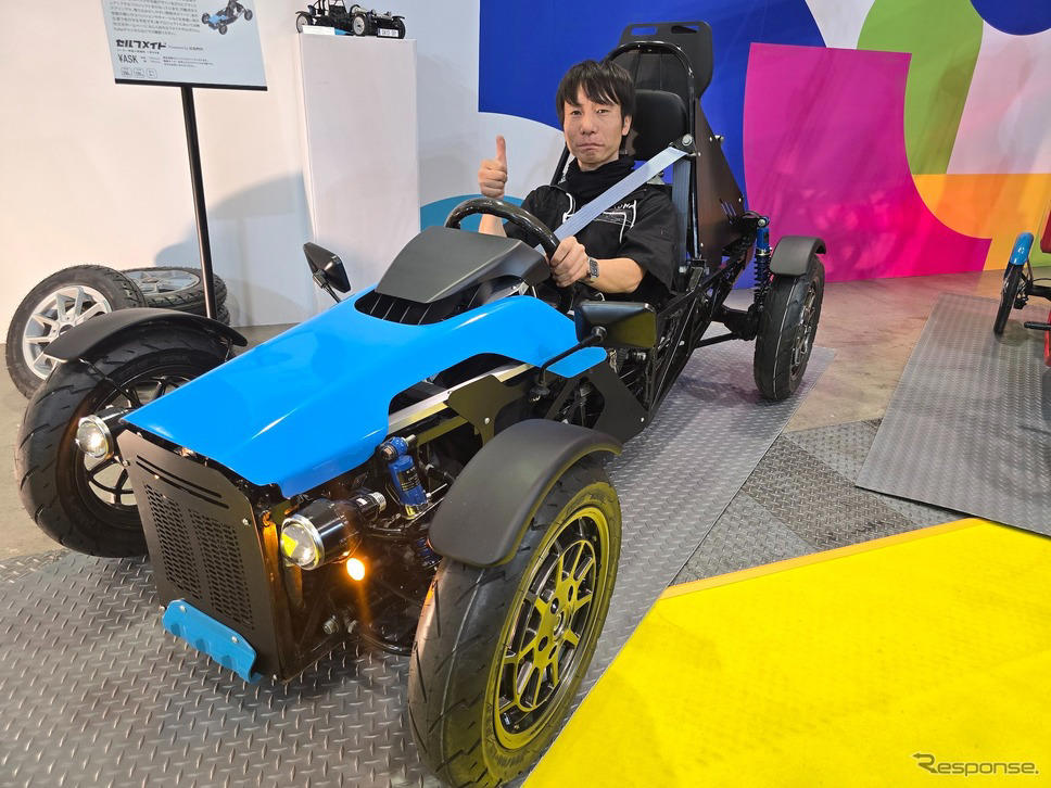 ◆日本一周4万6000kmを走破した自作ミニカーが受注生産へ, ◆ロボット化する未来のモビリティを提案, 大阪万博で運用されたAIスーツケースの実機を展示, ◆木製カートで地域観光と教育に貢献, ◆子どもの創造力を育むキッズバイク, ◆椿本チエインと共同開発の電動3輪Cargo, ◆プラスチックファスナーでカスタマイズ提案, ◆タタメルバイクプラスでさらなる個性を