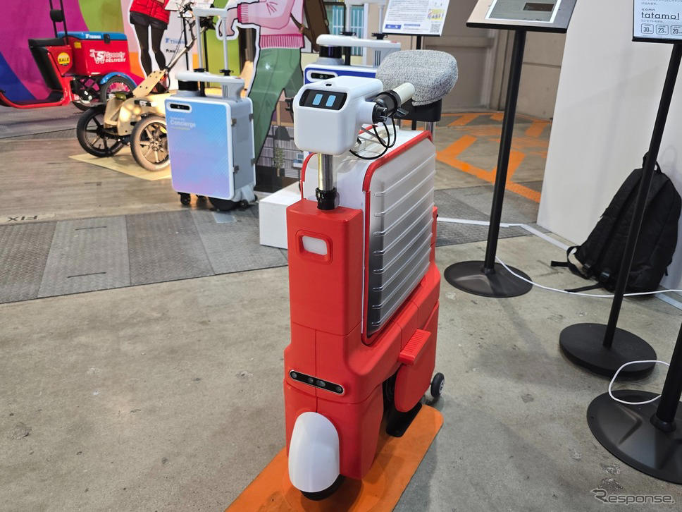 ◆日本一周4万6000kmを走破した自作ミニカーが受注生産へ, ◆ロボット化する未来のモビリティを提案, 大阪万博で運用されたAIスーツケースの実機を展示, ◆木製カートで地域観光と教育に貢献, ◆子どもの創造力を育むキッズバイク, ◆椿本チエインと共同開発の電動3輪Cargo, ◆プラスチックファスナーでカスタマイズ提案, ◆タタメルバイクプラスでさらなる個性を