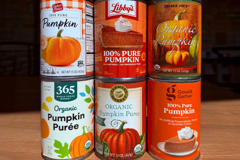 What is canned pumpkin?, How we tested, Best overall: Good &amp; Gather 100% Pure Pumpkin, Best for pumpkin pie: 365 Organic Pumpkin Purée, Best classic: Libby’s 100% Pure Pumpkin, Best value: Great Value 100% Pure Pumpkin, The full list of contenders, ranked from highest to lowest 