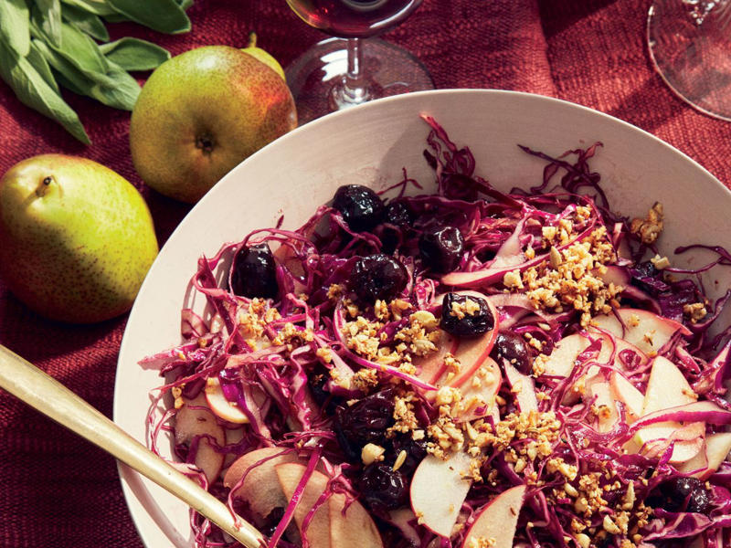 Charred Cabbage Salad with Pecan Dukkah and Chile-Lime Butter, One-Pot Creamy Cabbage Pasta, Korean Cabbage Pancakes, Buttery Irish Cabbage, Apple Cider–Braised Cabbage, Gingery Creamed Kale and Cabbage, Caramelized Cabbage with Caraway-Chili Crisp, Charred Cabbage with Coconut, Garlic, and Chili Crisp, Cabbage and White Bean Soup with Crispy Prosciutto, Feta and Cabbage Pierogi, Coconut-Lime Chicken and Cabbage Salad, Charred Cabbage with Ssamjang Butter, Coconut-Cabbage Soup with Lemongrass, Braised Chicken Thighs with Sauerkraut, Sautéed Cabbage with Herbs, Niños Envueltos Dominicanos (Dominican Stuffed Cabbage Rolls), Mul Kimchi (White Kimchi), Red Cabbage Salad with Baked Cherries, Apples, and Almond Dukkah, Buttery Cabbage-and-Sausage Pasta, Lillian’s Whole Stuffed Cabbage, Classic Coleslaw, Cabbage and Speck Panade, Braised Red Cabbage with Apples and Bacon, Napa Cabbage Pockets with Tofu, Pan-Seared Skirt Steaks with Carrot Puree and Braised Cabbage, Vigorón (Nicaraguan Cabbage and Yuca with Chicharrones), Charred Cabbage Wedges with Anchovies and Parmesan, Corned Beef and Cabbage, Quick Red Cabbage Slaw, Potato and Smoked Fish Cabbage Rolls, Red Cabbage Salad with Fennel, Orange, and Pepitas, Avocado and Cabbage Slaw, Meat-Stuffed Cabbage Cakes, Red Cabbage Stir-Fry with Coconut