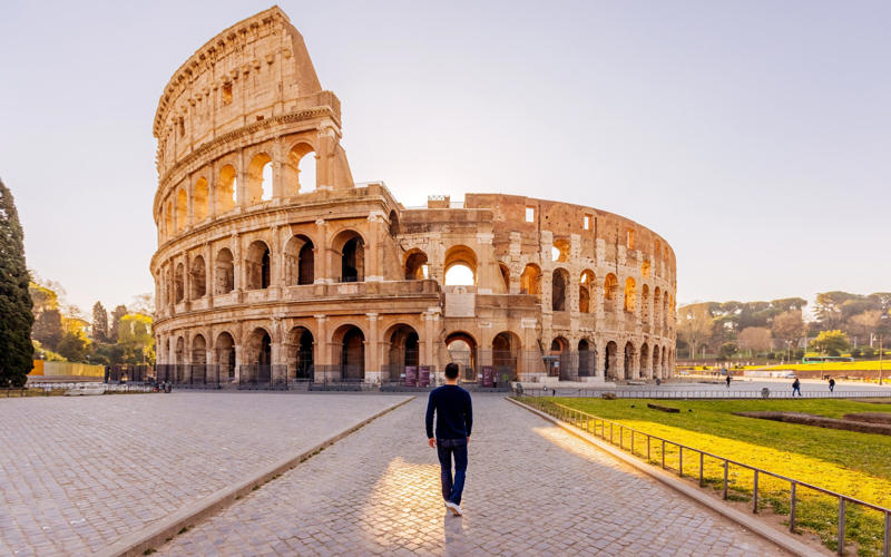 50. Tower of Hercules, Spain, 49. Felix Romuliana, Serbia, 48. Capidava, Romania, 47. Garni Temple, Armenia, 46. The Walls of Lugo, Spain, 45. Temple of Évora, Portugal, 44. The Basilica Cistern, Turkey, 43. Theatre of Philippopolis, Bulgaria, 42. Butrint, Albania, 41. Paphos Archaeological Park, Cyprus, 40. The Antonine Wall, UK, 39. The Temple of Jupiter, Damascus, Syria, 38. The Theatre of Vienne, France, 37. Kom el-Dikka, Egypt, 36. Palmyra, Syria, 35. Ostia Antica, Italy, 34. Arena of Nîmes, France, 33. Arles Amphitheatre, France, 32. Roman Carthage, Tunisia, 31. Antium, Italy, 30. Sabratha, Libya, 29. Djémila, Algeria, 28. Verona Arena, Italy, 27. Amphitheatre of El Jem, Tunisia, 26. Aqueduct of Segovia, Spain, 25. Pula Amphitheatre, Croatia, 24. Villa Adriana, Italy, 23. Tarraco, Spain, 22. Herculaneum, Italy, 21. Jerash, Jordan, 20. Aula Palatina, Germany, 19. Volubilis, Morocco, 18. Theatre of Aspendos, Turkey, 17. Theatre of Bosra, Syria, 16. Temple of Bacchus at Baalbek, Lebanon, 15. Hadrian’s Library and The Odeon of Herodes Atticus, Greece, 14. Caesarea Maritima, Israel, 13. Leptis Magna, Libya, 12. Timgad, Algeria, 11. The Roman Baths, UK, 10. Pont du Gard, France, 9. The Baths of Caracalla/The Circus Maximus, Italy, 8. Augusta Emerita, Spain, 7. The Library of Celsus, Turkey, 6. Theatre of Orange, France, 5. The Pantheon, Italy, 4. The Palace of Diocletian, Croatia, 3. Hadrian’s Wall, UK, 2. The Roman Forum/The Colosseum, Italy, 1. Pompeii, Italy