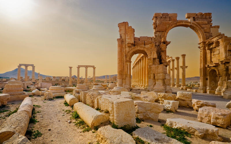 50. Tower of Hercules, Spain, 49. Felix Romuliana, Serbia, 48. Capidava, Romania, 47. Garni Temple, Armenia, 46. The Walls of Lugo, Spain, 45. Temple of Évora, Portugal, 44. The Basilica Cistern, Turkey, 43. Theatre of Philippopolis, Bulgaria, 42. Butrint, Albania, 41. Paphos Archaeological Park, Cyprus, 40. The Antonine Wall, UK, 39. The Temple of Jupiter, Damascus, Syria, 38. The Theatre of Vienne, France, 37. Kom el-Dikka, Egypt, 36. Palmyra, Syria, 35. Ostia Antica, Italy, 34. Arena of Nîmes, France, 33. Arles Amphitheatre, France, 32. Roman Carthage, Tunisia, 31. Antium, Italy, 30. Sabratha, Libya, 29. Djémila, Algeria, 28. Verona Arena, Italy, 27. Amphitheatre of El Jem, Tunisia, 26. Aqueduct of Segovia, Spain, 25. Pula Amphitheatre, Croatia, 24. Villa Adriana, Italy, 23. Tarraco, Spain, 22. Herculaneum, Italy, 21. Jerash, Jordan, 20. Aula Palatina, Germany, 19. Volubilis, Morocco, 18. Theatre of Aspendos, Turkey, 17. Theatre of Bosra, Syria, 16. Temple of Bacchus at Baalbek, Lebanon, 15. Hadrian’s Library and The Odeon of Herodes Atticus, Greece, 14. Caesarea Maritima, Israel, 13. Leptis Magna, Libya, 12. Timgad, Algeria, 11. The Roman Baths, UK, 10. Pont du Gard, France, 9. The Baths of Caracalla/The Circus Maximus, Italy, 8. Augusta Emerita, Spain, 7. The Library of Celsus, Turkey, 6. Theatre of Orange, France, 5. The Pantheon, Italy, 4. The Palace of Diocletian, Croatia, 3. Hadrian’s Wall, UK, 2. The Roman Forum/The Colosseum, Italy, 1. Pompeii, Italy