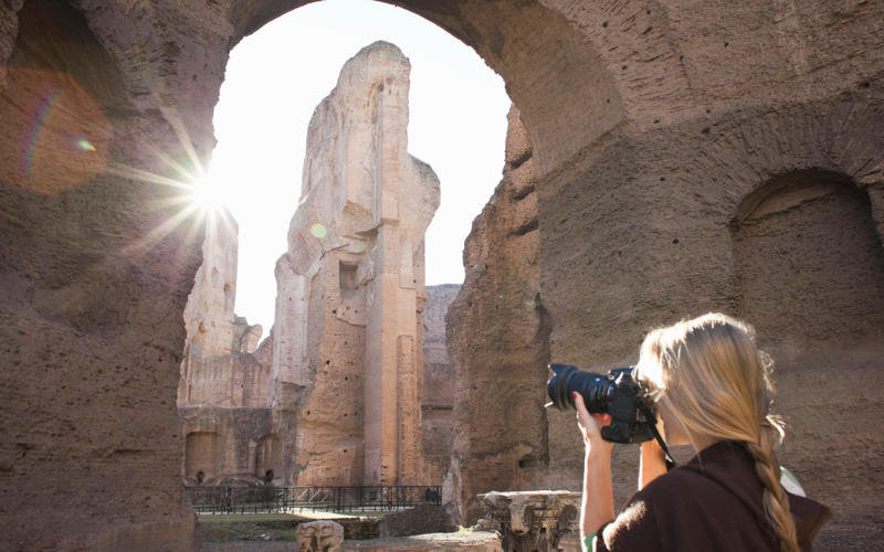 50. Tower of Hercules, Spain, 49. Felix Romuliana, Serbia, 48. Capidava, Romania, 47. Garni Temple, Armenia, 46. The Walls of Lugo, Spain, 45. Temple of Évora, Portugal, 44. The Basilica Cistern, Turkey, 43. Theatre of Philippopolis, Bulgaria, 42. Butrint, Albania, 41. Paphos Archaeological Park, Cyprus, 40. The Antonine Wall, UK, 39. The Temple of Jupiter, Damascus, Syria, 38. The Theatre of Vienne, France, 37. Kom el-Dikka, Egypt, 36. Palmyra, Syria, 35. Ostia Antica, Italy, 34. Arena of Nîmes, France, 33. Arles Amphitheatre, France, 32. Roman Carthage, Tunisia, 31. Antium, Italy, 30. Sabratha, Libya, 29. Djémila, Algeria, 28. Verona Arena, Italy, 27. Amphitheatre of El Jem, Tunisia, 26. Aqueduct of Segovia, Spain, 25. Pula Amphitheatre, Croatia, 24. Villa Adriana, Italy, 23. Tarraco, Spain, 22. Herculaneum, Italy, 21. Jerash, Jordan, 20. Aula Palatina, Germany, 19. Volubilis, Morocco, 18. Theatre of Aspendos, Turkey, 17. Theatre of Bosra, Syria, 16. Temple of Bacchus at Baalbek, Lebanon, 15. Hadrian’s Library and The Odeon of Herodes Atticus, Greece, 14. Caesarea Maritima, Israel, 13. Leptis Magna, Libya, 12. Timgad, Algeria, 11. The Roman Baths, UK, 10. Pont du Gard, France, 9. The Baths of Caracalla/The Circus Maximus, Italy, 8. Augusta Emerita, Spain, 7. The Library of Celsus, Turkey, 6. Theatre of Orange, France, 5. The Pantheon, Italy, 4. The Palace of Diocletian, Croatia, 3. Hadrian’s Wall, UK, 2. The Roman Forum/The Colosseum, Italy, 1. Pompeii, Italy
