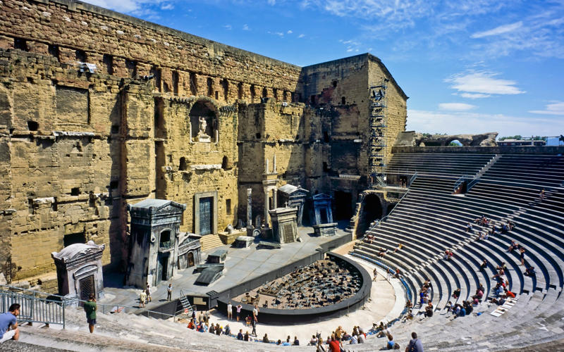 50. Tower of Hercules, Spain, 49. Felix Romuliana, Serbia, 48. Capidava, Romania, 47. Garni Temple, Armenia, 46. The Walls of Lugo, Spain, 45. Temple of Évora, Portugal, 44. The Basilica Cistern, Turkey, 43. Theatre of Philippopolis, Bulgaria, 42. Butrint, Albania, 41. Paphos Archaeological Park, Cyprus, 40. The Antonine Wall, UK, 39. The Temple of Jupiter, Damascus, Syria, 38. The Theatre of Vienne, France, 37. Kom el-Dikka, Egypt, 36. Palmyra, Syria, 35. Ostia Antica, Italy, 34. Arena of Nîmes, France, 33. Arles Amphitheatre, France, 32. Roman Carthage, Tunisia, 31. Antium, Italy, 30. Sabratha, Libya, 29. Djémila, Algeria, 28. Verona Arena, Italy, 27. Amphitheatre of El Jem, Tunisia, 26. Aqueduct of Segovia, Spain, 25. Pula Amphitheatre, Croatia, 24. Villa Adriana, Italy, 23. Tarraco, Spain, 22. Herculaneum, Italy, 21. Jerash, Jordan, 20. Aula Palatina, Germany, 19. Volubilis, Morocco, 18. Theatre of Aspendos, Turkey, 17. Theatre of Bosra, Syria, 16. Temple of Bacchus at Baalbek, Lebanon, 15. Hadrian’s Library and The Odeon of Herodes Atticus, Greece, 14. Caesarea Maritima, Israel, 13. Leptis Magna, Libya, 12. Timgad, Algeria, 11. The Roman Baths, UK, 10. Pont du Gard, France, 9. The Baths of Caracalla/The Circus Maximus, Italy, 8. Augusta Emerita, Spain, 7. The Library of Celsus, Turkey, 6. Theatre of Orange, France, 5. The Pantheon, Italy, 4. The Palace of Diocletian, Croatia, 3. Hadrian’s Wall, UK, 2. The Roman Forum/The Colosseum, Italy, 1. Pompeii, Italy