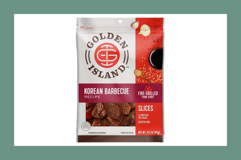 Kirkland Signature Organic Roasted Seaweed, Golden Island Korean BBQ Pork Jerky, Kirkland Signature Milk Chocolate Covered Almonds, San Pellegrino, Kirkland Signature Supreme Whole Almonds, SoKusa Shrimp Chips with Garlic and Butter, Unreal Dark Chocolate Coconut Minis