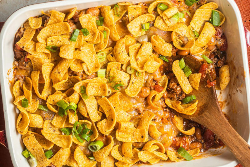 Easy Chicken and Broccoli Casserole, Ham and Cheese Pasta Bake, Chicken Noodle Casserole, Walking Taco Casserole, Chili Mac and Cheese, Church Chicken Casserole, Beef Enchilada Casserole, Classic Tuna Noodle Casserole, Marry Me Chicken Casserole, Ritz Cracker Chicken Casserole, Chicken Piccata Noodle Casserole, Pickaroon Potatoes, French Onion Mac and Cheese Casserole, Broccoli Cheese Casserole, Pizza Beans, Semi-Homemade Cheesy Funeral Potatoes, Chicken Tetrazzini Casserole, 5-Ingredient Cheesy Corn Bake, Irish Baked Mashed Potato Casserole, Creamy Baked Mac and Cheese