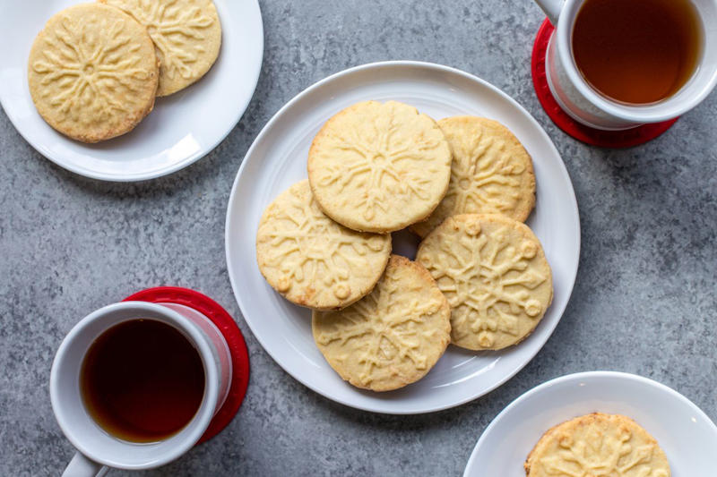 Thumbprint Cookies, Walnut Snowball Cookies, Giant Ginger Cookies, Peanut Butter Blossom Cookies, 3-Ingredient Macaroons, Almond Crescent Cookies, Red Velvet Cookies, Date Skillet Cookie, Pecan Tassies (Pecan Pie Cookies), Potato Chip Cookies, Oatmeal Lace Cookies, Turtle Cookie Cups, Marzipan Shortbread Cookies, White Chocolate Macadamia Nut Cookies, Brown Sugar Snickerdoodle Cookies, Butter Pecan Cookies