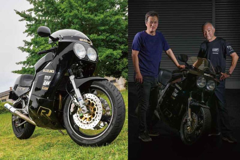 プライベートで現役時代のように組まれたGSX-R, シンプルな油冷の良さと 難しさに向き合っていく, ユーザーに合わせた コンプリートも提供, 初期型GSX-Rにボルトオンできる TG-RUN新作の大容量オイルクーラー, 取材協力：テクニカルガレージRUN, レポート：ヘリテイジ＆レジェンズ編集部