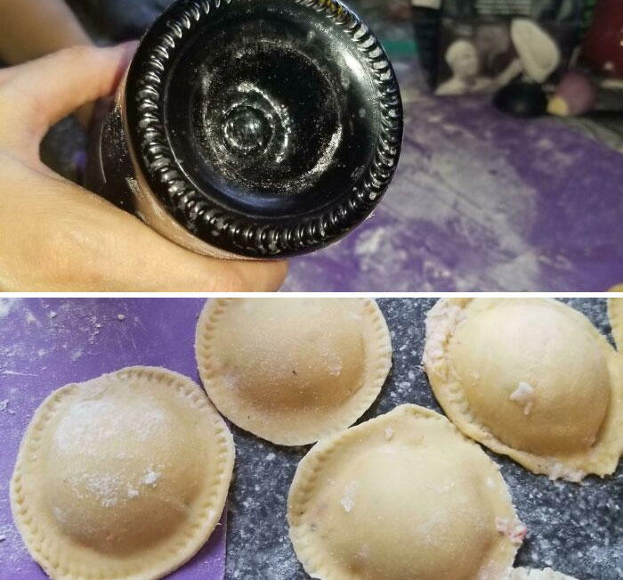 #7 Use A Spoon To Anchor Your Strainer, #15 Good Knowledge, #19 Look At This, #21 For Easy-To-Eat S'mores, Try Making Them In Ice Cream Cones, #23 Empty Ketchup Bottles Make Excellent Batter Holders And Dispensers, #27 Try The Lemon Method Under The Salmon To Avoid Burning Your Fish, #29 Don't Want To Mess Up 10 Bowls For Tacos? Use Muffin Tins!