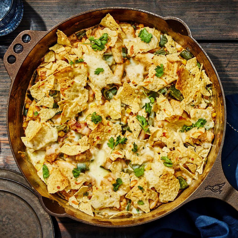 Pesto Pasta with Peas &amp; Tomatoes, Spaghetti with Mushrooms, Spinach &amp; Ricotta, 20-Minute Black Bean Soup, Creamy Lemon-Dill Chicken &amp; Rice Casserole, Saag Aloo Matar, White Bean Enchilada Skillet, Creamy Honey-Mustard Chicken Casserole, Sick Day Chicken Noodle Soup, Chicken-Potpie Twice-Baked Potatoes, Spinach &amp; Artichoke Spaghetti Squash Nests, General Tso’s Cauliflower, Cheesy Chicken &amp; White Bean Skillet, Skillet Salmon with Orzo &amp; Green Pea Pesto, Skillet Curry Chickpea Potpie, Creamy Chicken, Corn &amp; Poblano Skillet Casserole, Creamy Pesto Shrimp with Gnocchi &amp; Peas, Sheet-Pan Teriyaki Salmon with Green Beans, Spinach, Feta &amp; Artichoke Tater Tot Casserole, Slow-Cooker Marry Me Chicken with Barley, Slow-Cooker Sun-Dried Tomato &amp; Spinach Pasta Bake, Spinach &amp; Artichoke Dip Soup, Creamy Lemon-Dill Rotisserie Chicken Noodle Casserole, Easy Tofu Curry, Vegetable Lasagna with White Sauce, Creamy Chicken Pasta with Brussels Sprouts &amp; Artichokes, 20-Minute White Bean Soup, Eat-the-Rainbow Vegetable Soup
