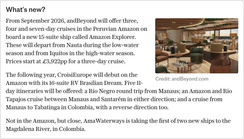 In this guide:, Before you book, Where can I go?, What types of cruises are available?, How long will I need?, When to go, How can I cruise there?, What will I see?, Will I have a view?, What’s included in the price?, Who will my fellow passengers be?, How mobile do I need to be?, Life on board, What does the cruising day look like?, Do I have to leave the ship every day?, Is dining a formal affair, and can I eat when I want?, What facilities are on board?, Is there any entertainment on board?, Can I cruise solo?, Do I need to fly to the ship?, Can I keep active?, Before you go, About our expert, Chris Moss