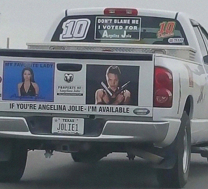 At least he's confident enough. And legend says his ego occupies even more space., Like Jenga but fatal., Because who doesn't want their pets on the roof?, Signs are for silly people, you have confidence and flat tires., When you want to challenge gravity for fun., Proof that the bigger the car the less brain cells., Sometimes you love the ocean a little too much., Maybe a big fan of cats or nightmares., At least he's confident enough., Every school project ended up like this., Because nothing says "cool" like rolling up in this., Sometimes you just gotta be extra careful., The midlife crisis car.