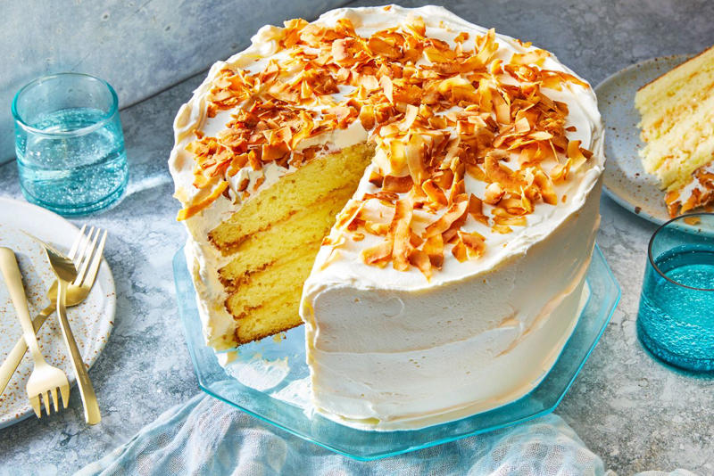 Coconut Chiffon Cake, Dr Pepper Texas Sheet Cake Recipe, The Lane Cake, Chocolate Mayonnaise Cake, Coca-Cola Cake, Lemon-Cheese Layer Cake, Louisiana Stranger Cake, Ocracoke Fig Jam Cake with Buttermilk Glaze, Mahogany Cake, Classic Coconut Cake, Old-Fashioned Caramel Cake, Old-Fashioned Buttermilk Cake