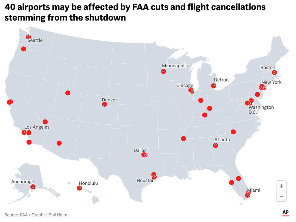 Is my airport on the list?, How long will this go on?, Know before you go, My flight was canceled. Now what?, Can I get a refund or compensation?, Should I just stay home for the holidays?, Other tips