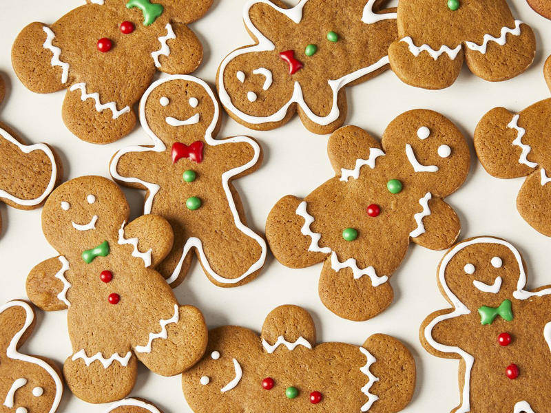 Easy Sugar Cookies, Cranberry Linzer Cookies, Peanut Butter Kiss Cookies, Pignoli Cookies, Maamoul (Lebanese Date Cookies), Mrs. Sigg's Snickerdoodles, Shortbread Cookies, Alfajores (Dulce de Leche Sandwich Cookies), Grandma's Gingersnap Cookies, The Best Rolled Sugar Cookies, Gingerbear Thumbprint Cookies, Grandma Minecci's Snowball Cookies, Ranger Cookie Bars, White Chocolate Cranberry Cookies, Pretzel Millionaire Bars, Biscotti, Orange Cranberry Ricotta Cookies, Buttercrunch Cookie Bars, Eggnog Thumbprints, Christmas Cornflake Wreath Cookies, Ricotta Cheese Cookies, Peppermint Holiday Cookies, Pfeffernüsse (German "Pepper-Nut" Christmas Cookies), Pizzelle, Best Gingerbread Men Cookies