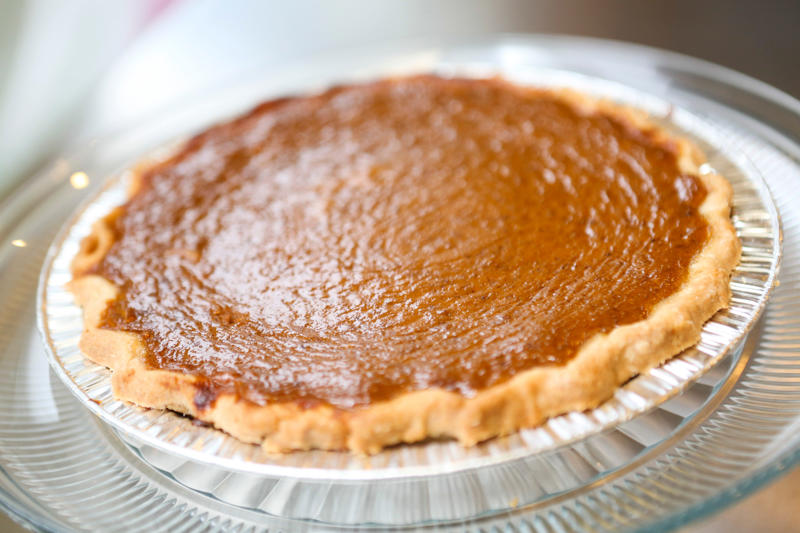 Bourbon Pecan Pie recipe, Buttermilk pie recipe, Dutch Apple Pie with Caramel recipe, Pumpkin Pie (gluten-free) recipe, Sweet Potato Pie recipe