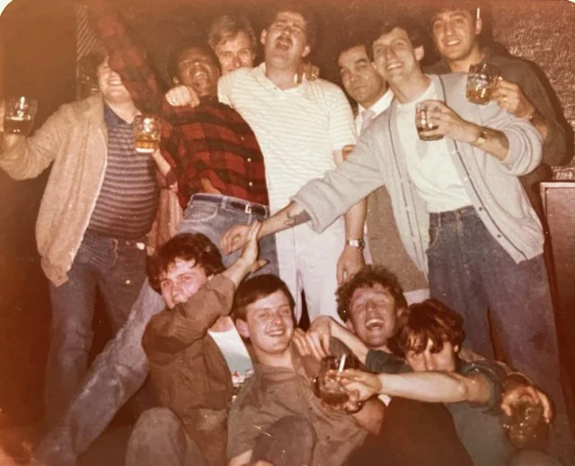 Pub night, 1985 NYC, 1982, Guy with style, On the move, 1981, UK, 1984, Pub night, 1985, Driveway cool, 1988, Summer vibes, 1986, Car show, 1983, Basement party, 1987, Mustang in the 80s, Sweetheart in the car, Sidewalk rollers, Short shorts and cool cars, Squad goals, Colt confidence, Time Square, Fueling the dream, Rebel crew