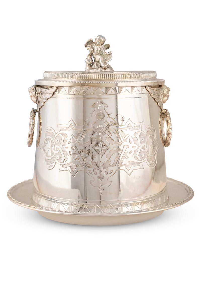 Platters and Trays , Toast Racks , Candlesticks , Biscuit Boxes , Jiggers , Revere Bowls 