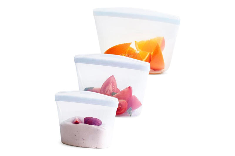 Best Overall Dietitian Kitchen Recommendations, Avoid: Plastic Containers or Glass Jars, Use Instead: Glass, Avoid: Single-Use Plastic Bags, Use Instead: Reusable Bags, Avoid: Spiralizers, Use Instead: Invest in High-Quality Pasta, Avoid: Traditional Nonstick Pans, Use Instead: Stainless Steel, Cast-Iron or Ceramic Pans, Avoid: Divided Meal Prep Containers, Use Instead: Multi-Sized Glass Container Set, Avoid: Plastic Utensils, Use Instead: Silicone, Wood or Stainless Steel, Avoid: Single-Use Water Bottles, Use Instead: Reusable Water Bottles