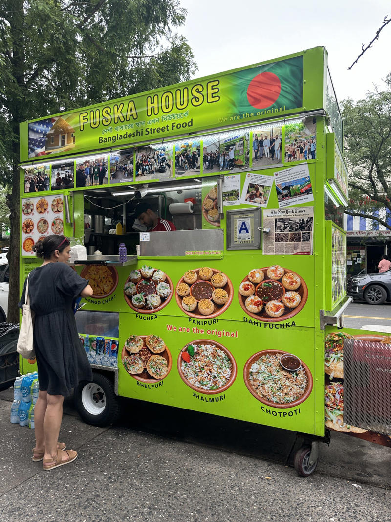 Compton’s, Queens, Arepa Lady, Jackson Heights, Fuska House, Jackson Heights, Curley’s Bagels, Sunnyside, Eight Jane, Flushing, The Lemon Ice King of Corona, Corona, Casa Enrique, Long Island City, Katz’s Delicatessen, Victor’s Café, New York, Bemelmans Bar, Upper East Side