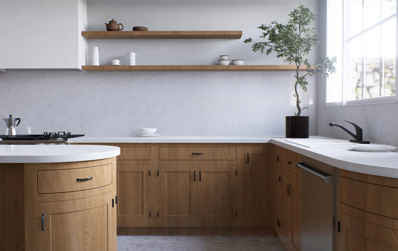 Curved Cabinets, Inset Cabinets, Cabinets With Cut-Outs, Cabinets With Dowel-Style Handles