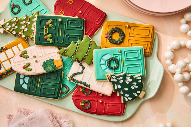 Holiday Door Sugar Cookies, Chocolate Crinkle Cookies, Hot Cocoa Cookies, Thumbprint Cookies, Red Velvet Cookies, Merry Mitten Cookies, Frosted Sugar Cookie Snowflakes, Pecan Snowball Cookies, Cornflake Wreath Christmas Cookies, Smashed Sugar Cookies, Fruitcake Cookies, Gingerbread Cookies