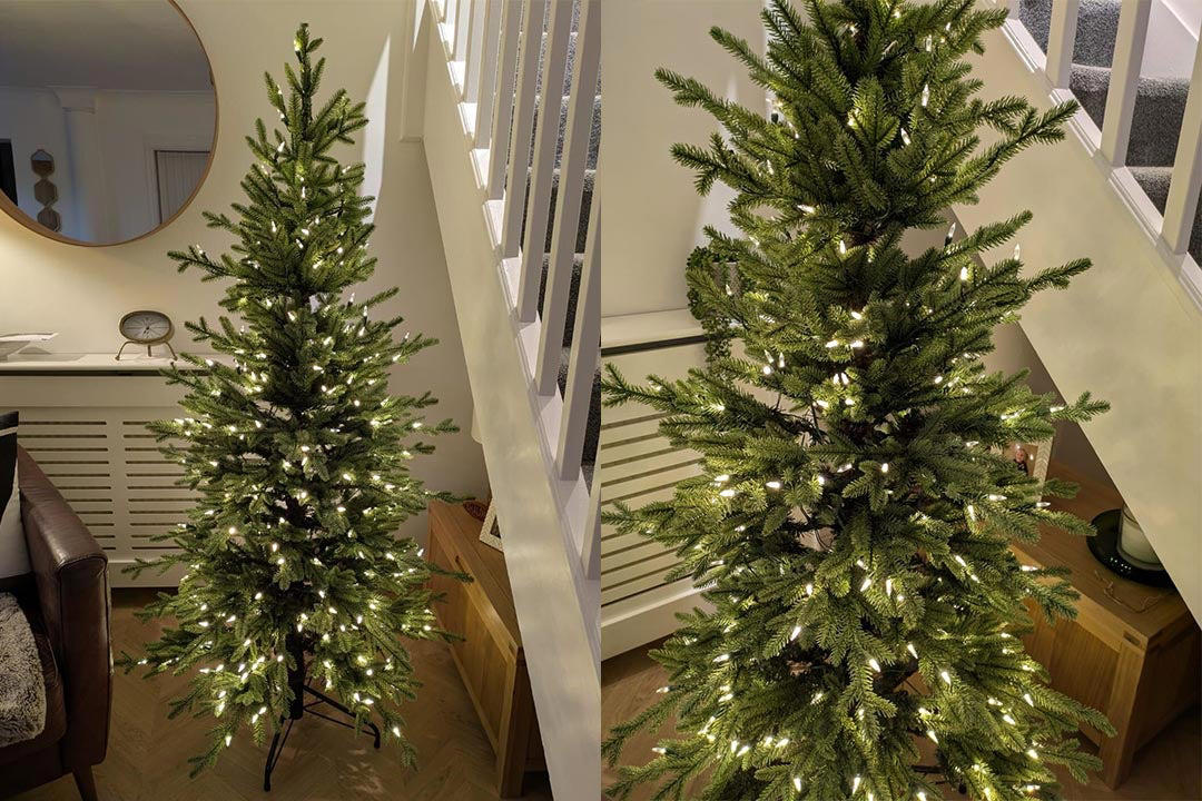 The best artificial Christmas trees for 2025 are: , How I tested, Balsam Hill Vermont white spruce, M&amp;S pre lit spruce Christmas tree, 3ft, Very Home sherwood real look full Christmas tree, Balsam Hill red spruce tree , Next white snowy Nordmann fir 6ft pre-lit Christmas tree , Cox &amp; Cox indoor outdoor fabulously full fir tree, potted, John Lewis pre-lit tree in zinc bucket, 3ft, Balsam Hill Nordmann fir flip tree, Habitat snowy beige Christmas tree, Next black lit twig Christmas tree, 3ft, Your questions on artificial Christmas trees answered, What is the best artificial Christmas tree?, How I selected the best artificial Christmas trees, How to choose the right size Christmas tree for your space, What materials/branch designs offer the most realistic finish?, What maintenance does an artificial tree require?