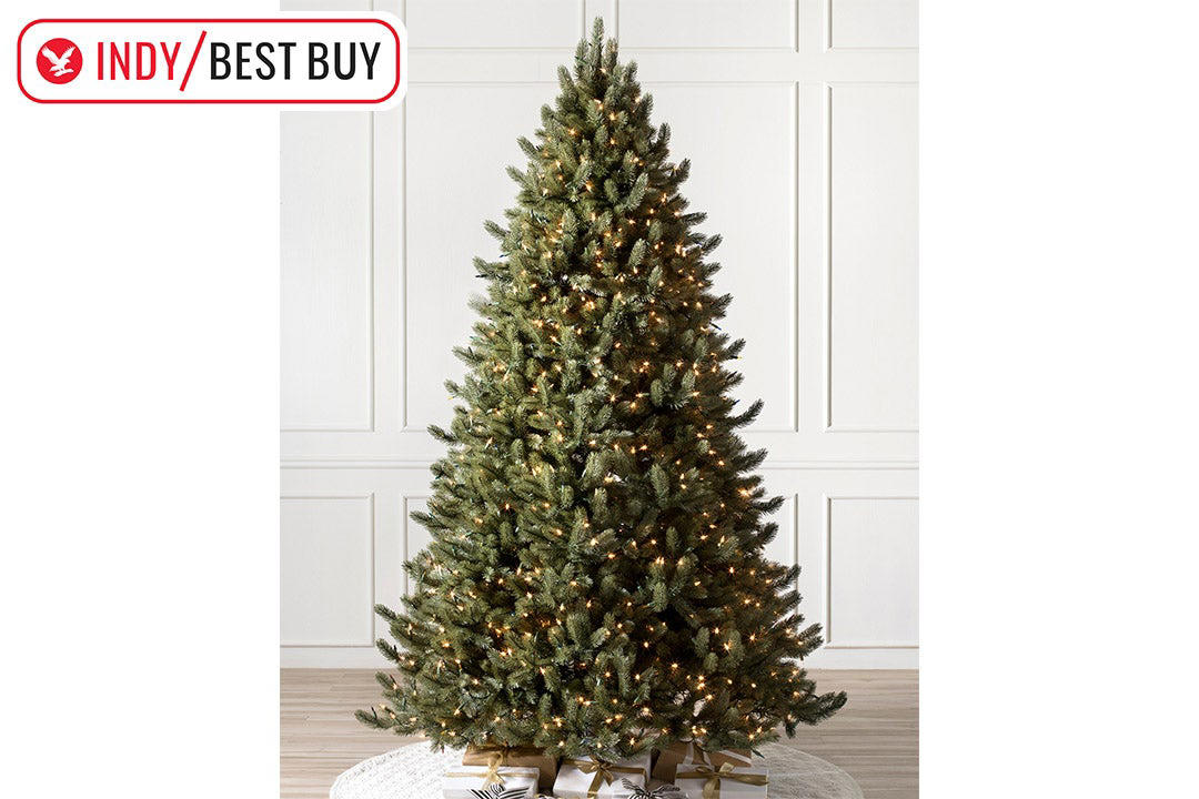 The best artificial Christmas trees for 2025 are: , How I tested, Balsam Hill Vermont white spruce, M&amp;S pre lit spruce Christmas tree, 3ft, Very Home sherwood real look full Christmas tree, Balsam Hill red spruce tree , Next white snowy Nordmann fir 6ft pre-lit Christmas tree , Cox &amp; Cox indoor outdoor fabulously full fir tree, potted, John Lewis pre-lit tree in zinc bucket, 3ft, Balsam Hill Nordmann fir flip tree, Habitat snowy beige Christmas tree, Next black lit twig Christmas tree, 3ft, Your questions on artificial Christmas trees answered, What is the best artificial Christmas tree?, How I selected the best artificial Christmas trees, How to choose the right size Christmas tree for your space, What materials/branch designs offer the most realistic finish?, What maintenance does an artificial tree require?