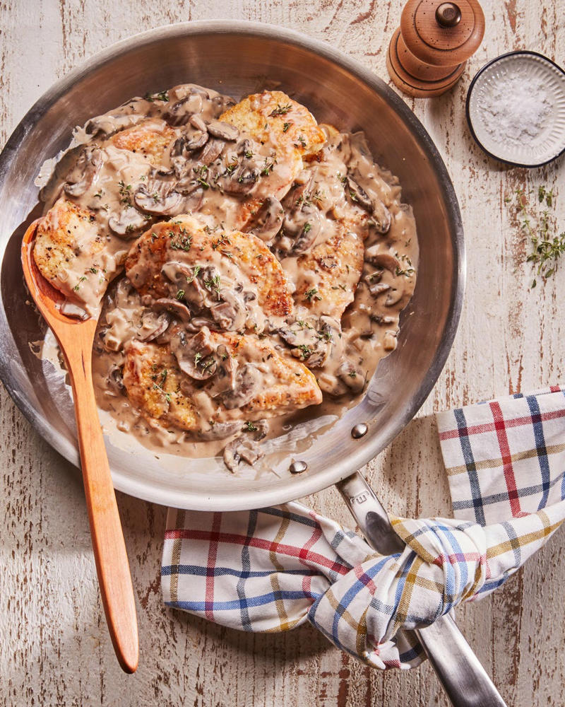 Slow Cooker Beef Stew , Tamale Pie , Marry Me Chicken, Sausage-and-Tortellini Soup, Tater Tot Casserole , Creamy Chicken Soup with Potatoes and Bacon, Salisbury Steak , Slow Cooker Chicken-Tortilla Soup , Best-Ever Chicken Pot Pie, Chicken Marsala Recipe