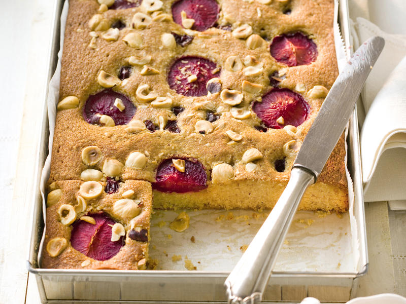 Flourless almond, plum and orange blossom loaf , New York plum cheesecake , Spiced plum cake , Plum and lemon polenta cake , Plum & mascarpone tart , Plum crumbles , Grilled plums with meringues and orange cream , Plum and almond slice , Almond and plum crescents , Steamed plum pudding , Pear and plum amaretti crumble , Sago plum puddings with orange cream , Spiced plums with yogurt , Blood plums with honey and cardamom yoghurt , Spiced plum and port jam , Macerated plums with coconut sorbet , Plum turnovers , Plum and cinnamon cake , Plum and almond upside-down cake , Hazelnut, plum and sour cherry cake , Plum and apricot chocolate crumble , Plum, hazelnut & ginger gluten-free galette , Three-ingredient plum tart , Spiced plum and apple crumble , Sago plum pudding , Dark plum jam