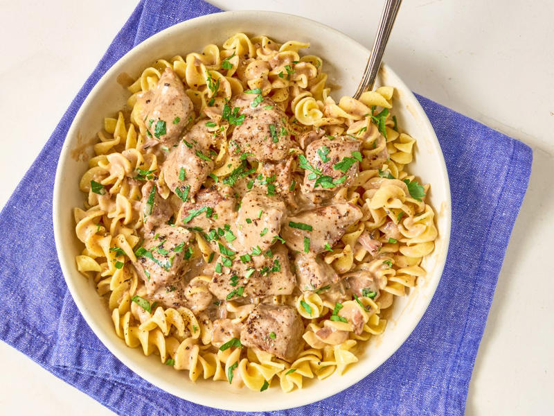 Garlic Butter Chicken Cutlets, 5-Ingredient Mexican Casserole, Easy 5-Ingredient Chili, Pizza Beans, So Simple Beef Stroganoff, Mother's Pot Roast, Easy Ham and Cheese Biscuits, Pastina Casserole, 5-Ingredient White Chicken Chili, No-Peek Beef Tips, Mississippi Roast (Slow Cooker Pepperoncini Pot Roast), Slow Cooker Asian Zing Chicken Noodles, Recipe Inspiration