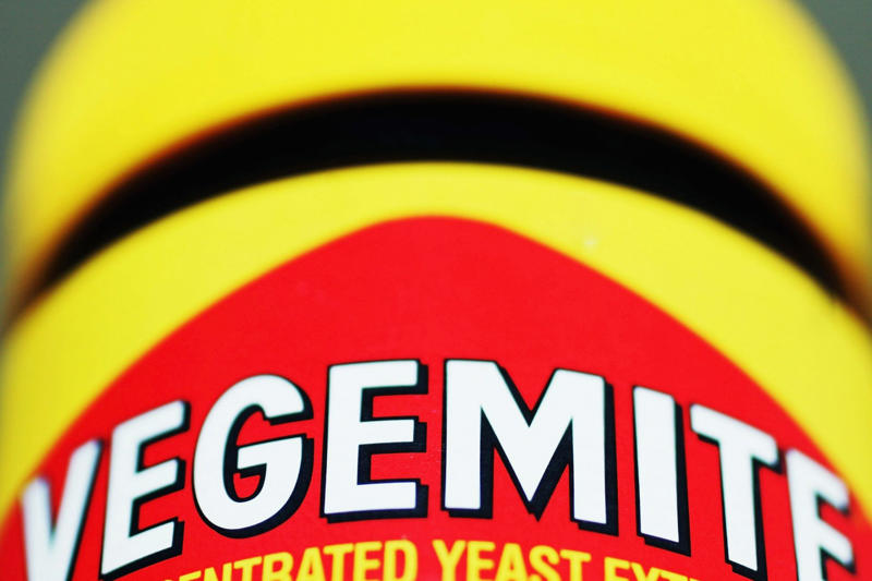 Vegemite on toast A unique country with unique food, Emu anyone?, Witchetty Grubs, High in protein and an authentic food of the land, Macadamia nuts, A nut native to Australia, Damper is a traditional dish still enjoyed today, Balmain bugs, John Dory & chips, A dessert for a ballerina, Fairy Bread, Chiko Roll, Care for a crocodile leg?, Vegemite on toast, Cherry Ripe Bar, Tim Tams, ANZAC biscuits, Cheese and bacon roll, Grilled kangaroo, Barramundi