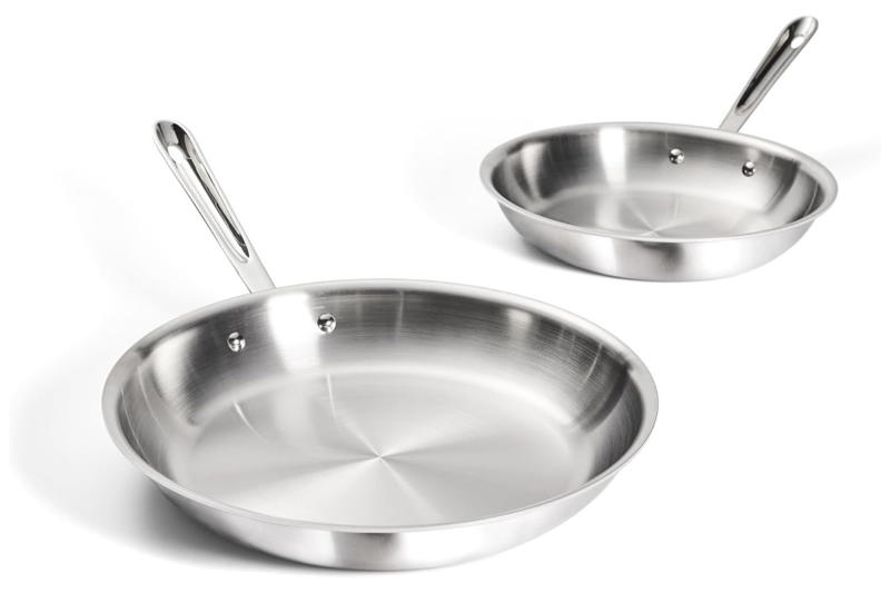 Lodge Pre-Seasoned Cast Iron 5-Piece Set, Shop More Lifelong Cookware Worth Gifting at Amazon, Lodge 8-Inch Pre-Seasoned Carbon Steel Skillet, Le Creuset 8-Quart Enameled Cast Iron Signature Oval Dutch Oven, Tramontina 10-Piece Tri-Ply Clad Stainless Steel Cookware Set, All-Clad D3 3-Ply Stainless Steel Fry Pan Set, Hestan CopperBond 10-Piece Ultimate Cookware Set
