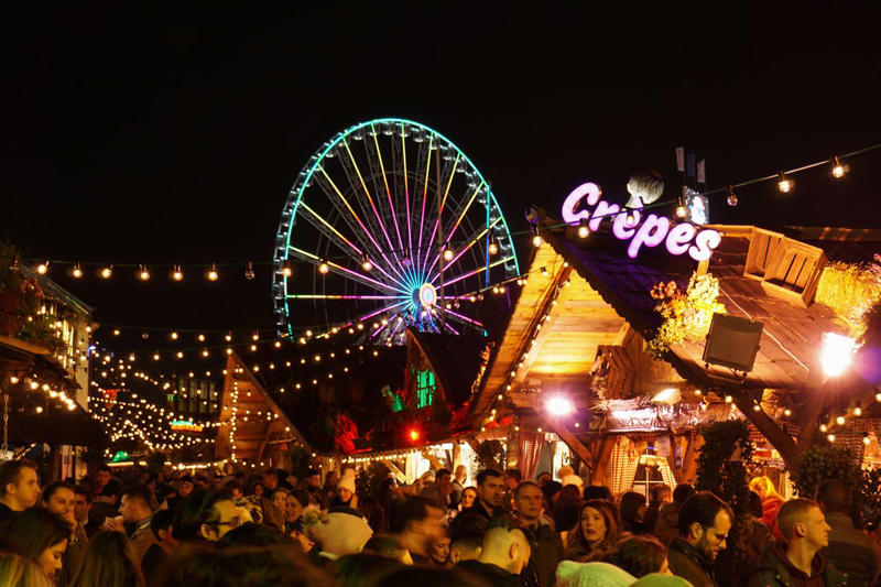 Hyde Park Winter Wonderland (London), Southbank Centre Winter Market (London), Manchester Christmas Markets (Greater Manchester), Edinburgh Christmas Market (Scotland), Bath Christmas Market (Somerset), Winchester Cathedral Christmas Market (Hampshire)