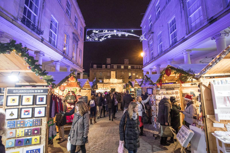 Hyde Park Winter Wonderland (London), Southbank Centre Winter Market (London), Manchester Christmas Markets (Greater Manchester), Edinburgh Christmas Market (Scotland), Bath Christmas Market (Somerset), Winchester Cathedral Christmas Market (Hampshire)
