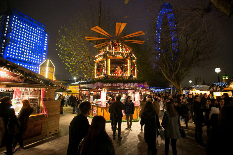 Hyde Park Winter Wonderland (London), Southbank Centre Winter Market (London), Manchester Christmas Markets (Greater Manchester), Edinburgh Christmas Market (Scotland), Bath Christmas Market (Somerset), Winchester Cathedral Christmas Market (Hampshire)