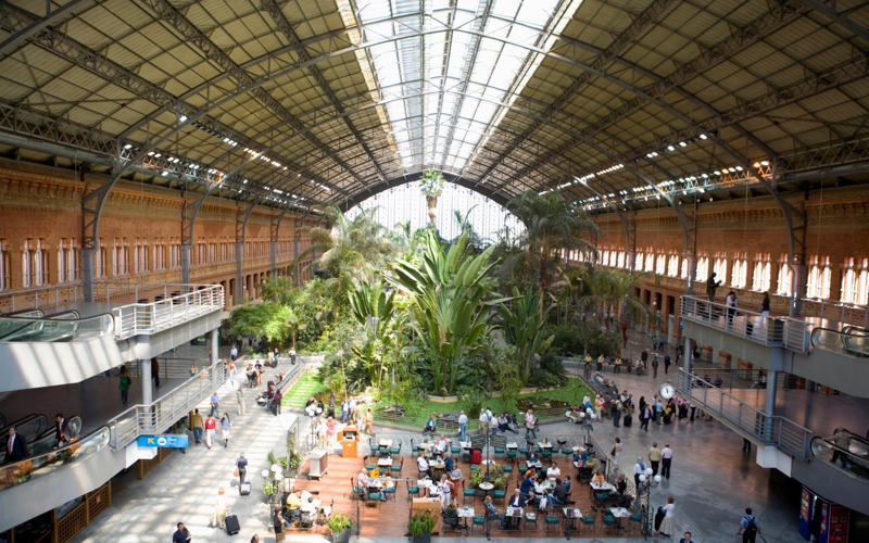 1. London St Pancras International, UK, 2. London Paddington, UK, 3. Paris Gare de Lyon, France, 4. Antwerpen-Centraal, Antwerp, Belgium, 5. Amsterdam Centraal, Netherlands, 6. São Bento Railway Station, Porto, Portugal, 7. Helsinki Central Railway Station, Finland, 8. Madrid Atocha, Spain, 9. Villejuif-Gustave Roussy, Paris, France, 10. Hungerburgbahn, Innsbruck, Austria, 11. Kuala Lumpur Railway Station, Malaysia, 12. Chhatrapati Shivaji Maharaj Terminus, Mumbai, India, 13. Bangkok Railway Station (Hua Lamphong), Thailand, 14. Kanazawa Station, Japan, 15. Grand Central Terminal, New York, United States, 16. Union Station, Los Angeles, United States, 17. Flinders Street Station, Melbourne, Australia, 18. Dunedin Railway Station, New Zealand, 19. Maputo Central Railway Station, Mozambique, 20. Qasr Al-Hokm Station, Riyadh, Saudi Arabia