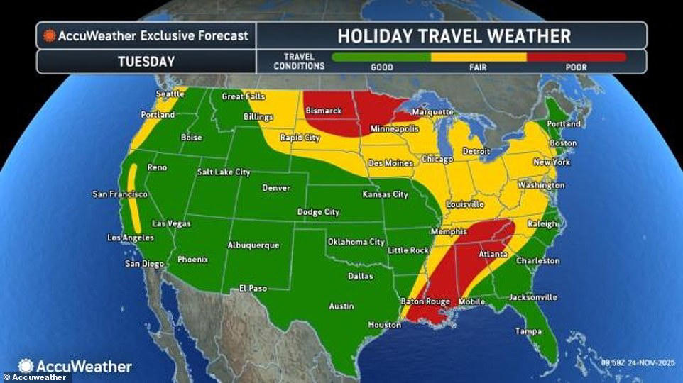 Weather-related Delays Reported in Atlanta and Chicago, FAA Warns of Possible Ground Stops, More Airports at Risk of Ground Stops, Proactive Alerts, Forecasters Flag Busy Storm Day Ahead