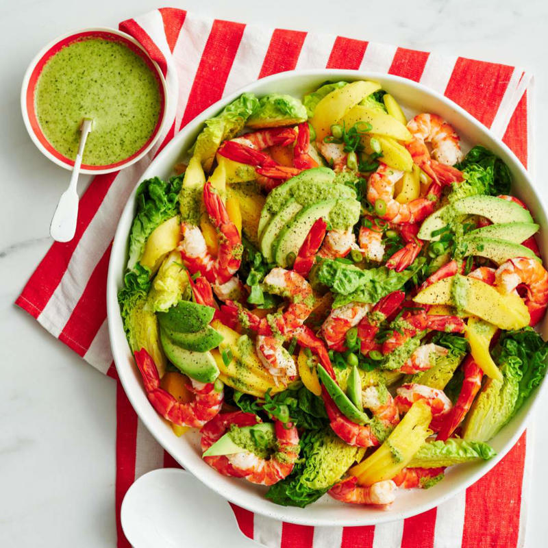Quick tips for no cook food, How to toast nuts in the microwave, Chicken and mango rice paper rolls , Chicken and green mango salad , Blue cheese, apple & barbecued chicken slaw , Sesame chicken salad , Bean salad with creamy basil dressing , Prawn & watermelon salad with fetta & sumac onions , Crunchy Asian chicken salad , Crunchy noodle coleslaw , Zucchini Greek salad , Picnic baguettes , Open reuben sandwich , Hoisin and barbecue chicken rolls , Summer salad of peaches and blueberries , Hot smoked salmon and sesame salad , Greek-style chicken salad , Grape and apple salad with goat’s cheese , Mini baguettes with leg ham, brie and mustard mayo , Smoked salmon and herb pinwheels , Chilled tofu with ginger and green onion , No-cook oatmeal balls , Watermelon, lime and berry cheesecake jars , Peanut and honey ice-cream sandwiches , Mixed berry fool , Blackberry parfait , More quick & easy recipes