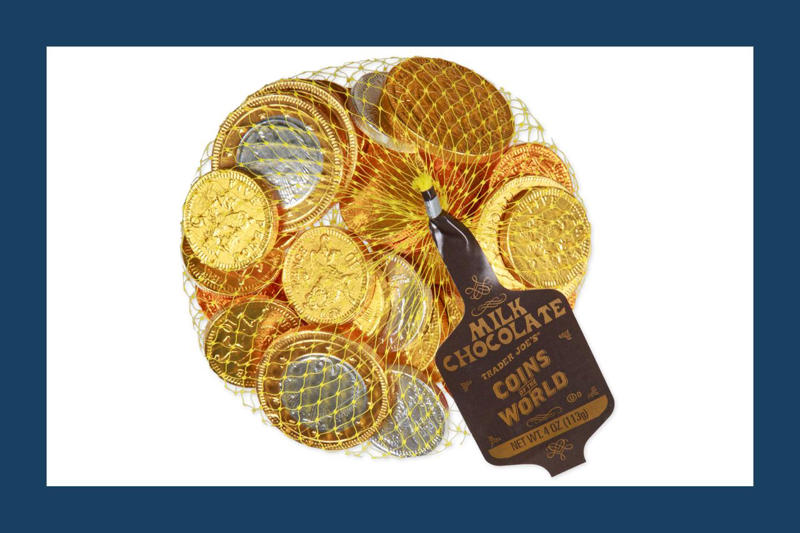 Peppermint Brookie, Panettone & Chocolate Gelato Style Frozen Dessert, Pasta Festiva, English Cheddar Cheese with Champagne, Coins of the World, Jingle Jangle, Peppermint Pretzel Slims