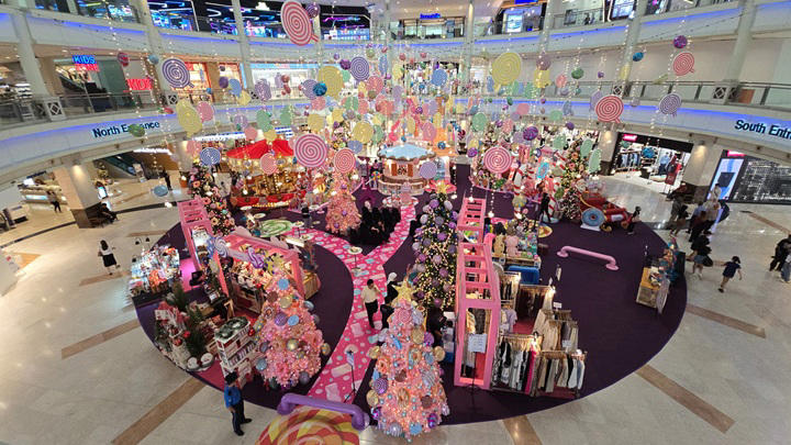 1. Pavilion Kuala Lumpur, 2. Pavilion Bukit Jalil, 3. Bangsar Shopping Centre, 4. Intermark Mall, 5. The Exchange TRX, 6. Mid Valley Megamall, 7. Sunway Malls, 8. Suria KLCC, 9. Shoppes at Four Seasons Place Kuala Lumpur, 10. Hextar World at Empire City, 11. 1 Utama, 12. The Curve